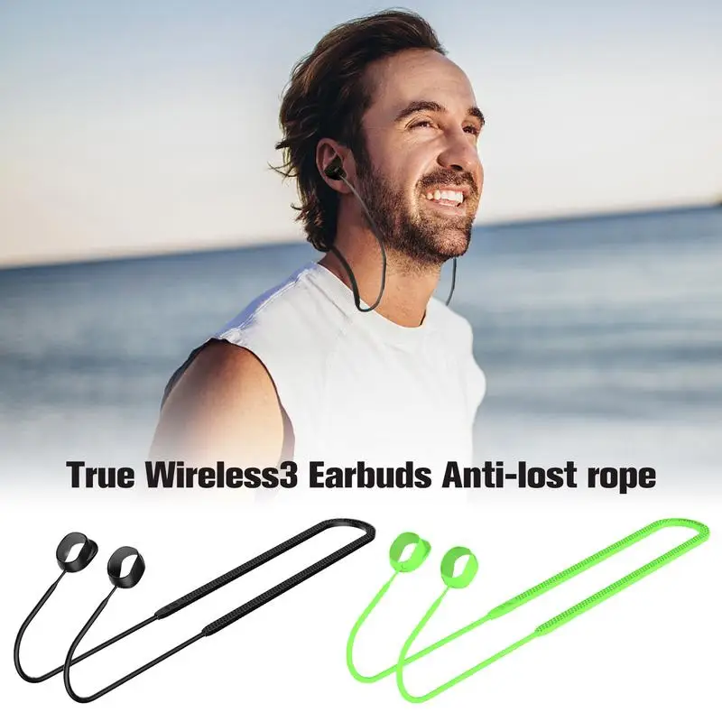 

Anti-lost Lanyard For True Wireless3 Earbuds Accessories Silicone Wireless Earphone Strap Anti-dropping Elastic String Rope