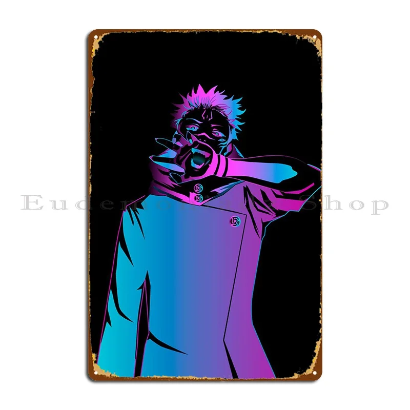 

Jujutsu Kaisen Metal Plaque Poster Custom Painting Garage Cave Cinema Tin Sign Poster