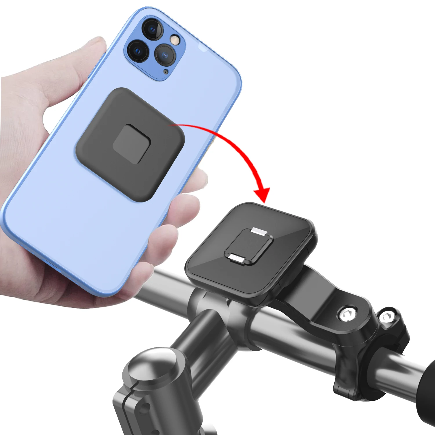 

Kimdoole Bike Phone Holder Bicycle Motorcycle Suport for Phone Mobile Phones Smartphone Telephone Accessories for Iphone Xiaomi