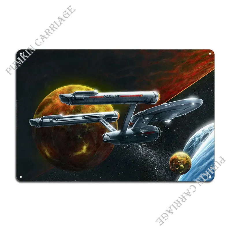 Металлический плакат Ncc1701 фотоплакат таблички для клуба паба кинотеатра