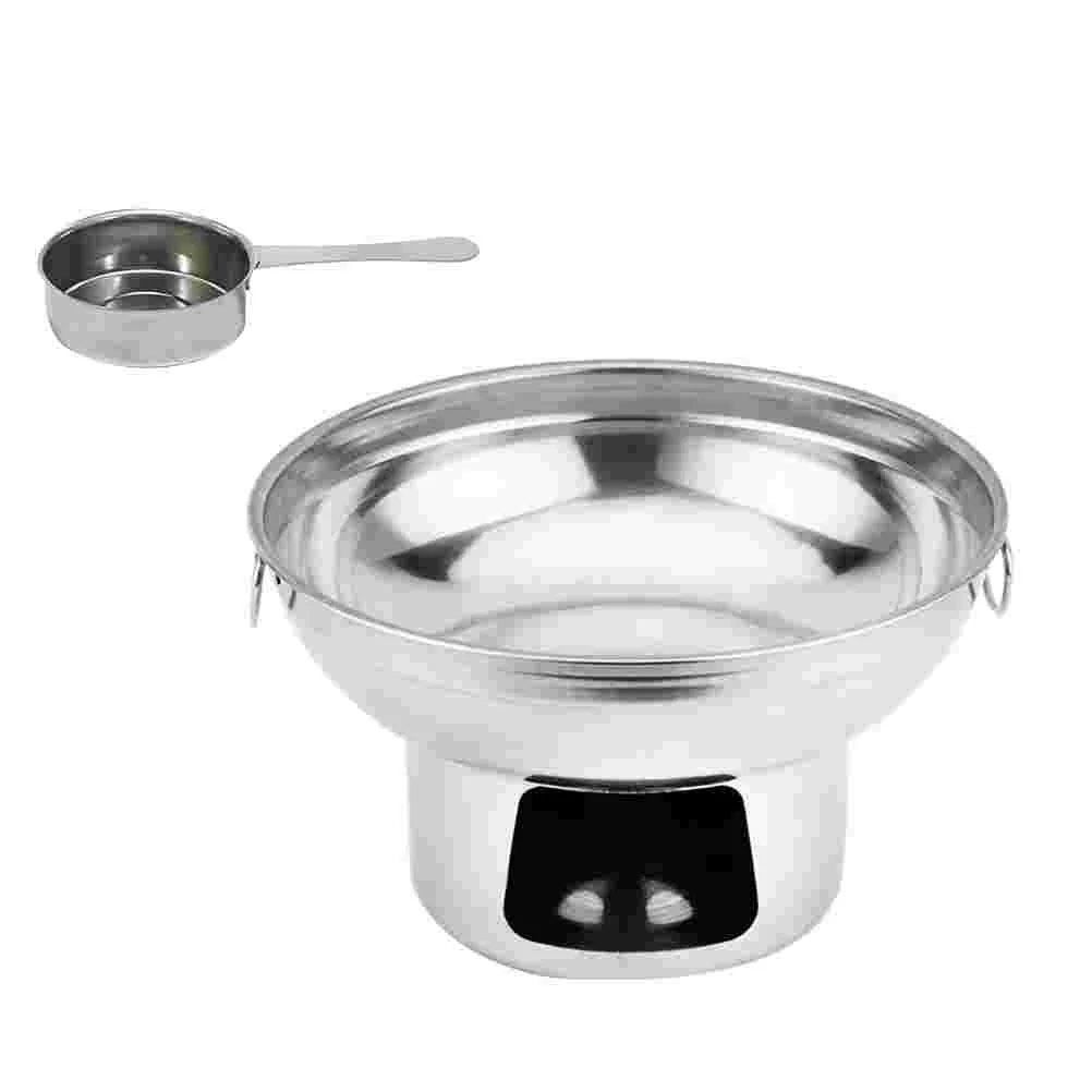 

1 Set Heating Portable Stainless Steel Practical Pot Little Hot Pot
