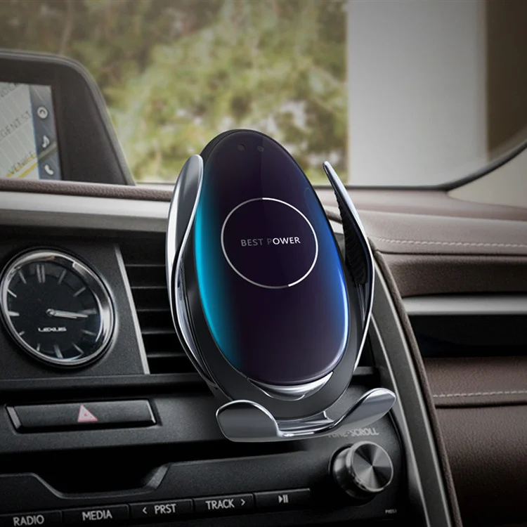 

New car mounted wireless charging magic clip M1 automatic induction wireless car charging 10W intelligent navigation clip Qi