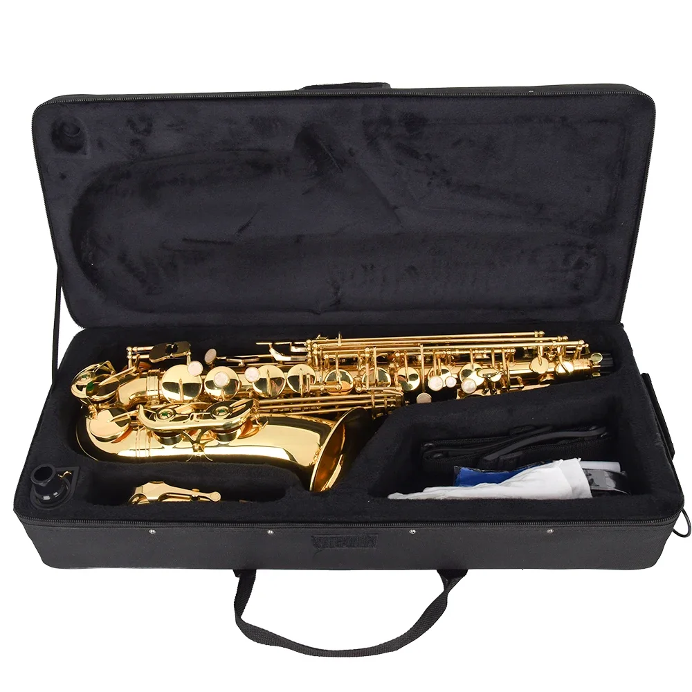 Музыкальные инструменты дешевая цена серебристая мелодия Eb альт-саксофон