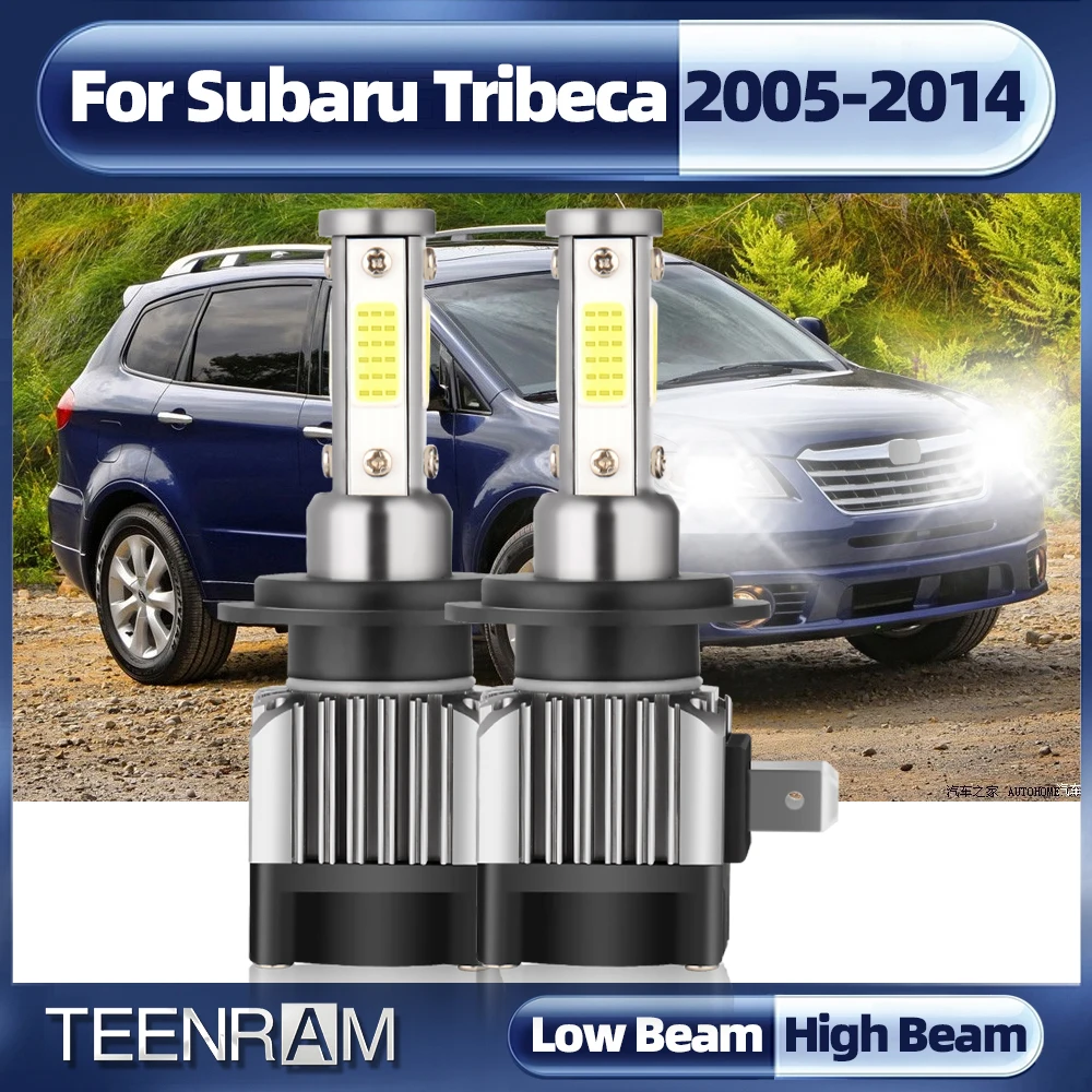 

H7 Car Headlight Bulbs 12000LM 9005 HB3 LED Headlamps 6000K 12V Auto Lamps For Subaru Tribeca 2005-2009 2010 2011 2012 2013 2014