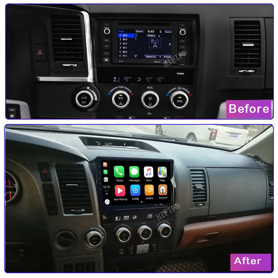 4G DSP Android 11 для Toyota Tundra Sequoia BT головное устройство автомобильное радио