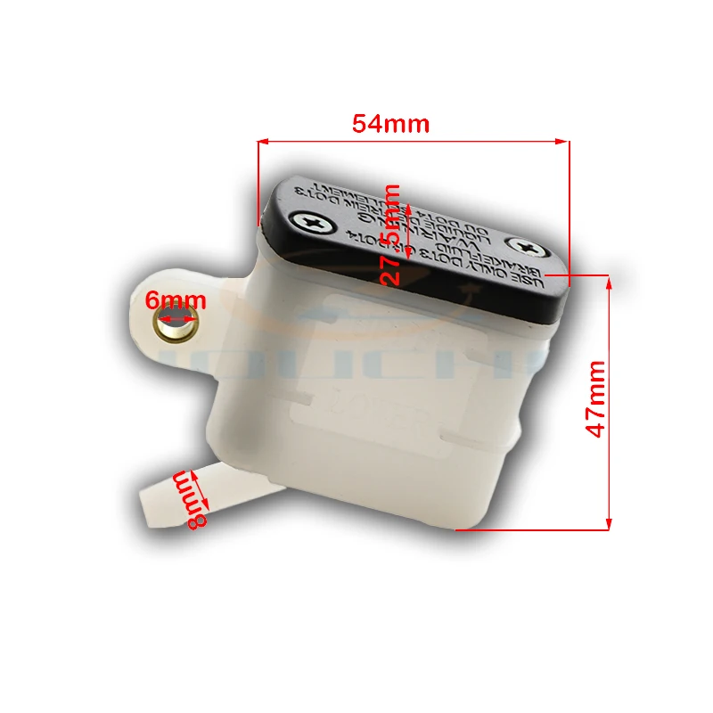 

Универсальный мотоциклетный резервуар для тормозной жидкости, задний главный цилиндр, масляная чашка для Yamaha Honda Suzuki