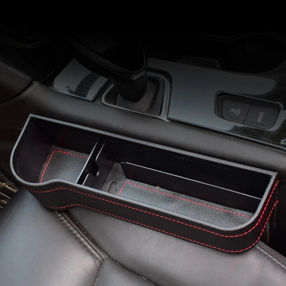 

Car Seat Organizer Storage Box Leather Cup Holder For Skoda Octavia 2 3 Rapid Kodiaq Superb Fabia Yeti Karoq Kamiq Oktavia Combi