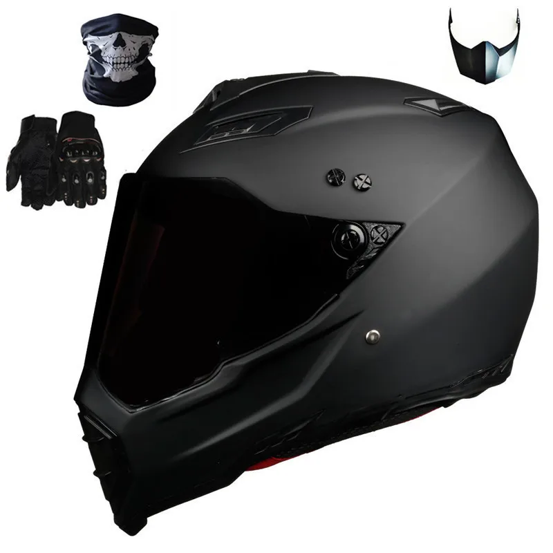 Шлем для мотокросса Off Road Professional Atv Cross Mtb Dh Racing Мотоцикл Байк Capacete De Moto Casco Белый CE DOT