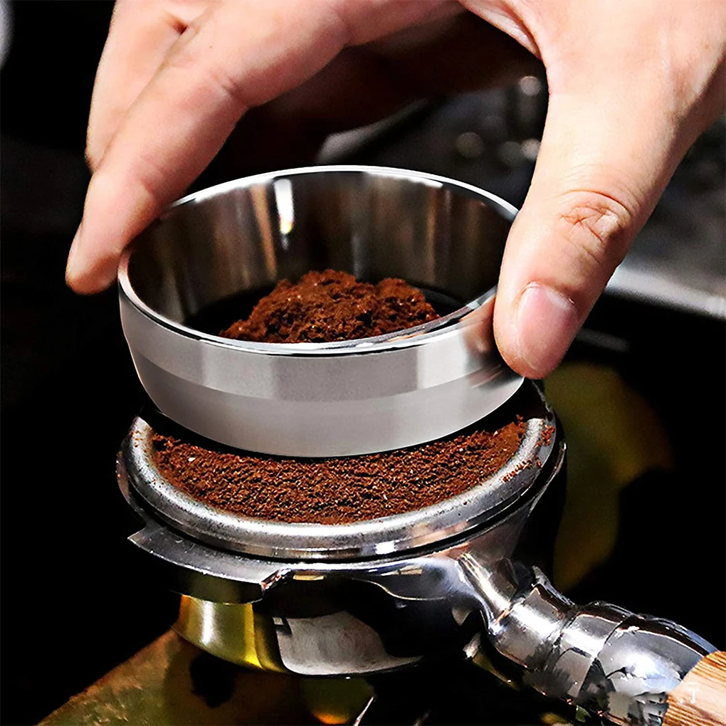 Bira kase için 58MM akıllı dozajlama halkası Espresso kahve tozu paslanmaz çelik Espresso Funnel huni Breville Portafilte