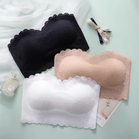 2022 new sexy bras for women push up lingerie mesh seamless sling female tube top padded crop tops camisole bralette tank tops