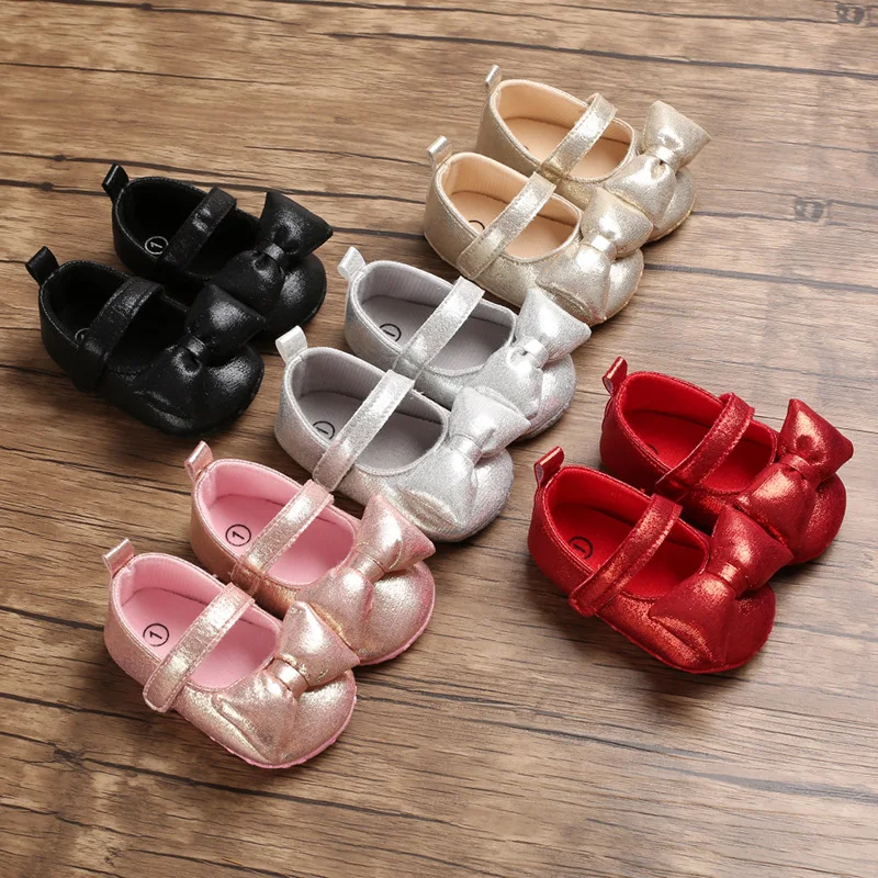 

Spring and Autumn Toddler Soft Bottom Breathable Baby Cute Wild Princess Shoes First-Walker