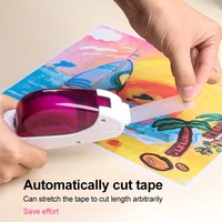 new hand held sealing machine automatic tape dispenser hand held one press cutter for gift wrapping scrap booking book cover