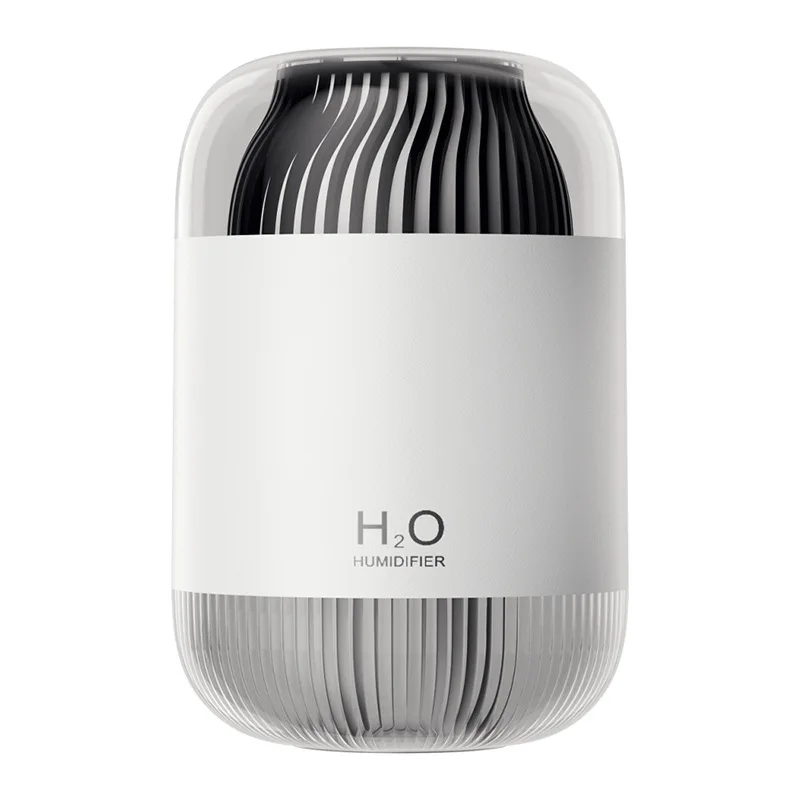 

1L Air Humidifier Ultrasonic Sprayer Mist Maker Double Nozzles Fogger USB Charging Aroma Diffuser Night Light Silent for Bedroom