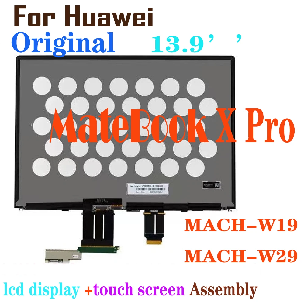 Оригинальный 13 9 дюймовый для Huawei MateBook X Pro MACH-W19 LCD дисплей с сенсорным экраном