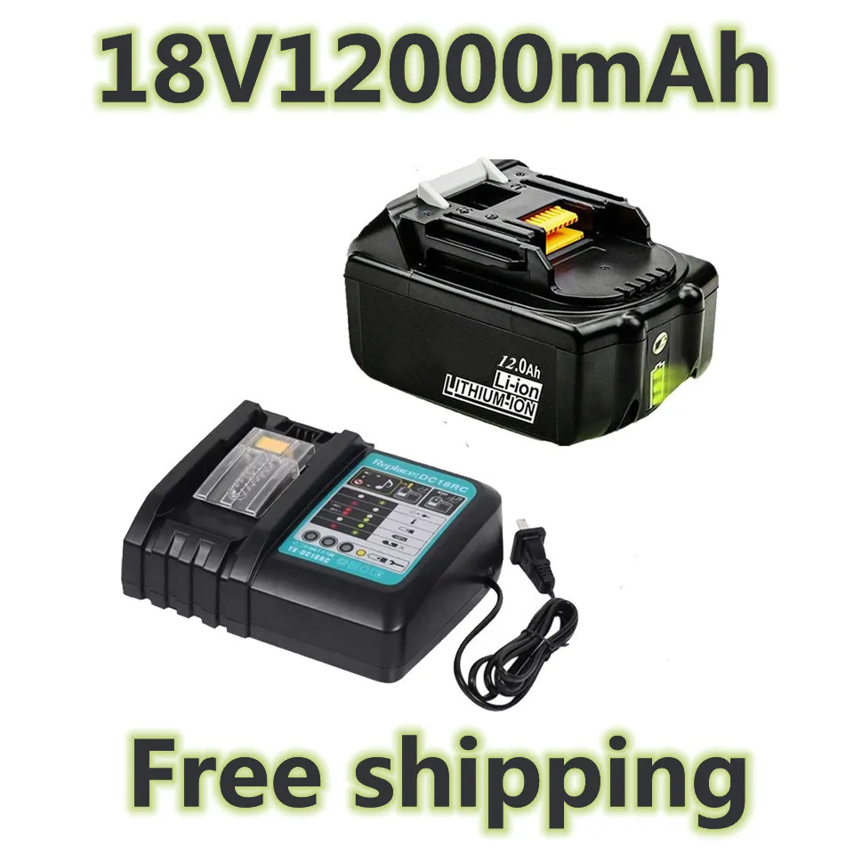 

Maisrecenteatualizadobl1860bateriarecarregável18v12000mah íonde lítioparamakita18vbateria bl1840 bl1850 bl1830 bl1860b lxt400