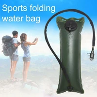 three liters water bag sports folding water bag tpu drinking camping soft tactical supplies outdoor healthy pipe flask line