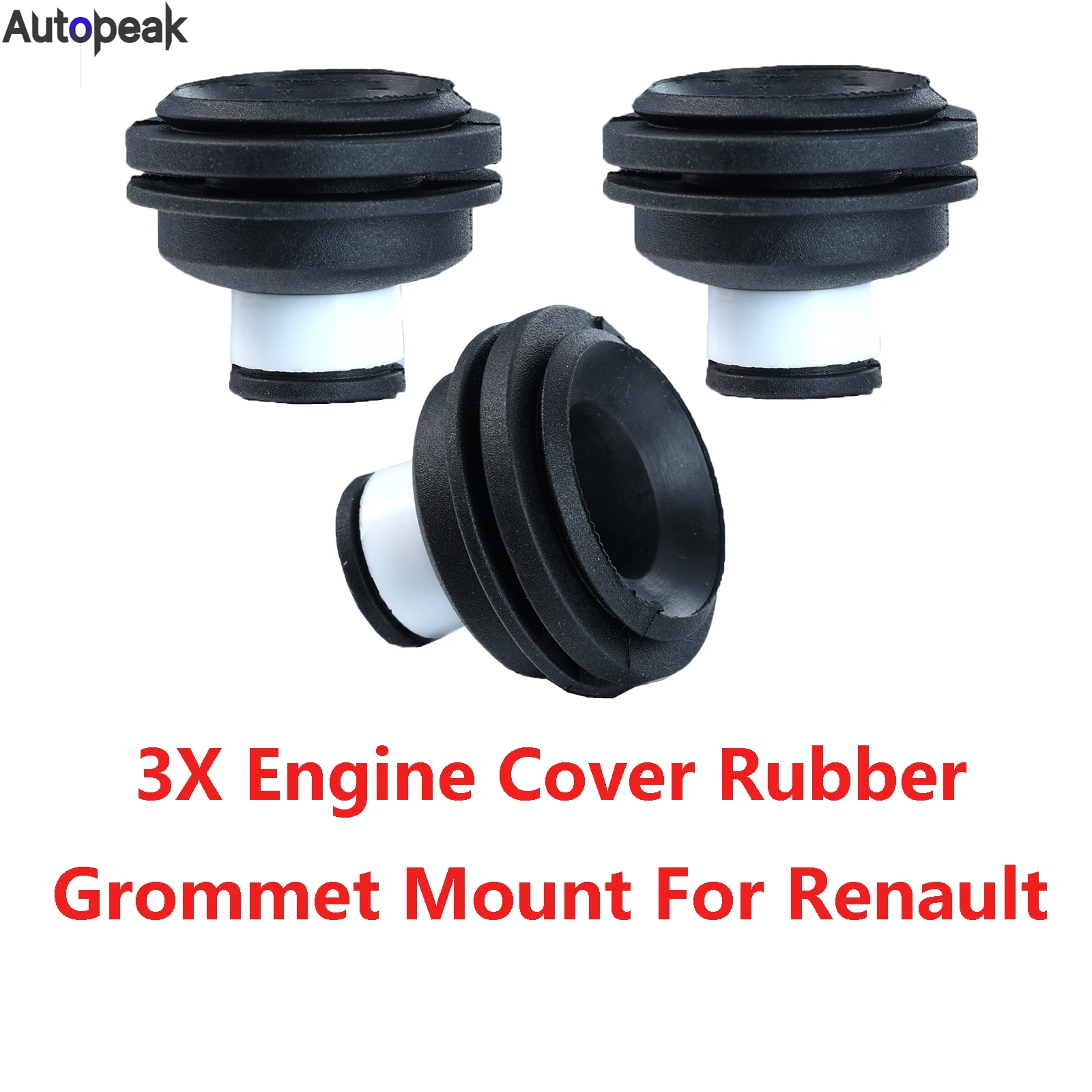 

3X для Renault Clio II III Kangoo I Megane II III Scenic II III 1,5 1,9 зажимы для крепления резиновой втулки крышки двигателя 7701056972