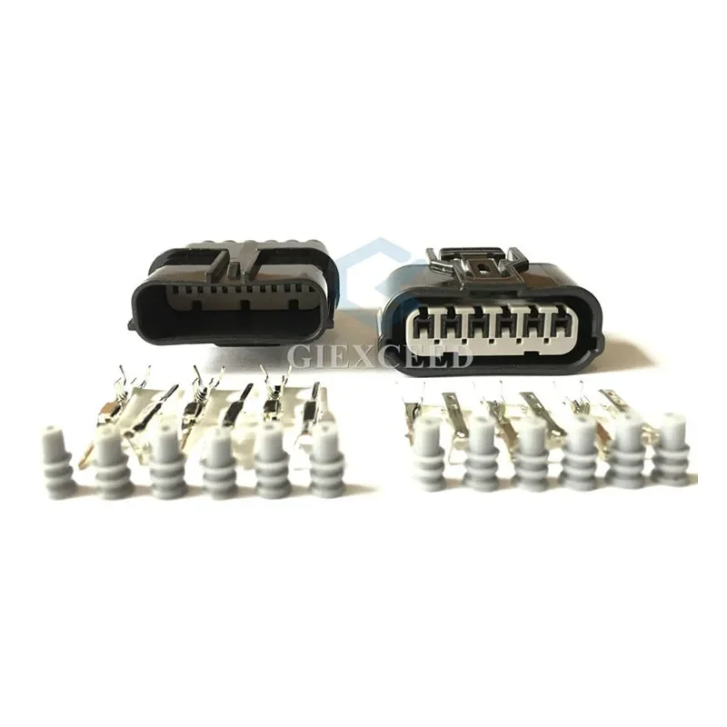 

6-контактный 6188-0658 6189-1012 1,2 мм автомобильный разъем водонепроницаемый светодиодный светильник розетка переменного тока в сборе для Honda Auto Plug