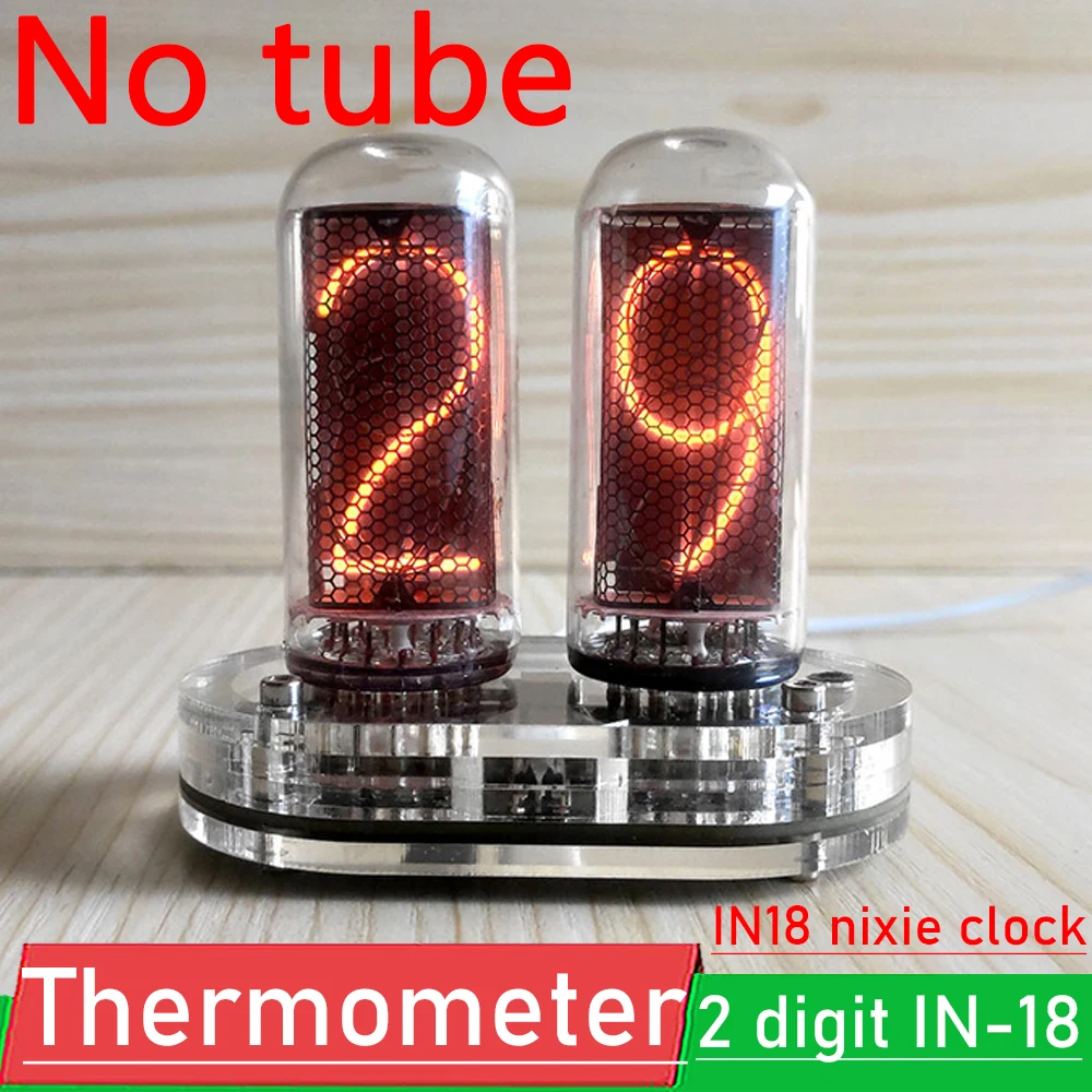 

DYKB 2 digit IN-18 glow tube thermometer IN18 nixie clock