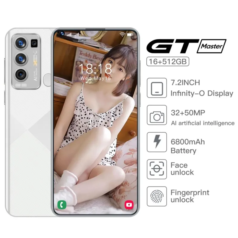 

Global Version GT Master Dual SIM dual standby large screen cheap smartphone