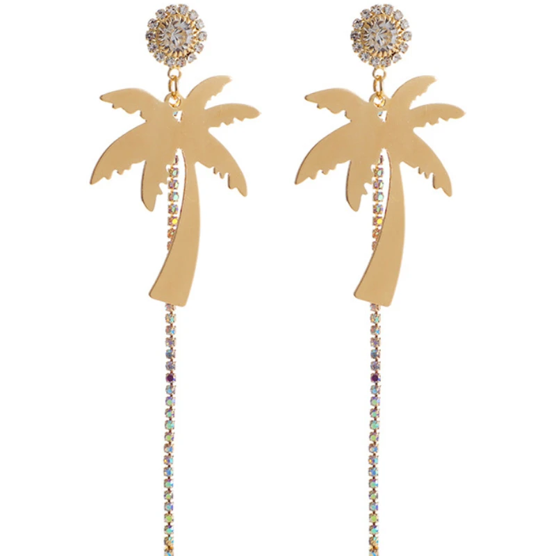 

Personality Gold Color Coconut Dangle Earrings Wholesale