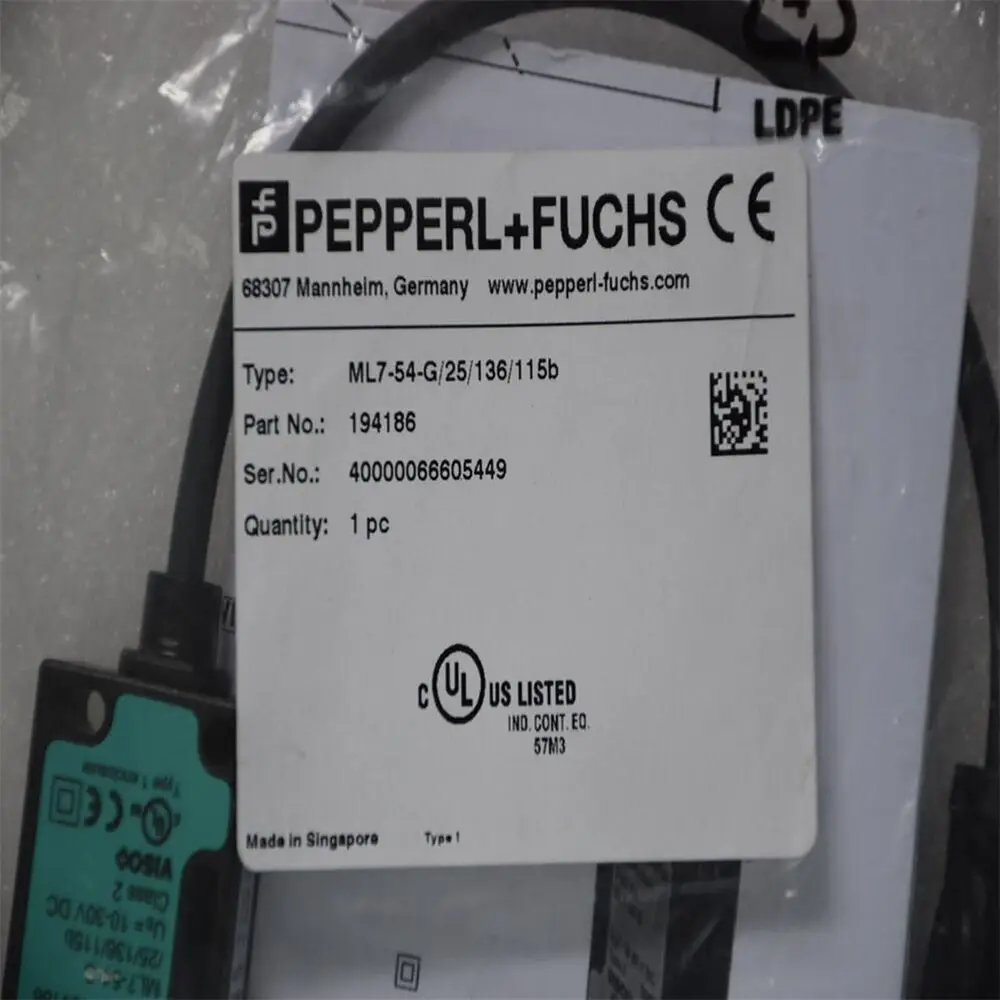 

NEW PEPPERL+FUCHS ML7-54-G/25/136/115B Photoelectric Switch