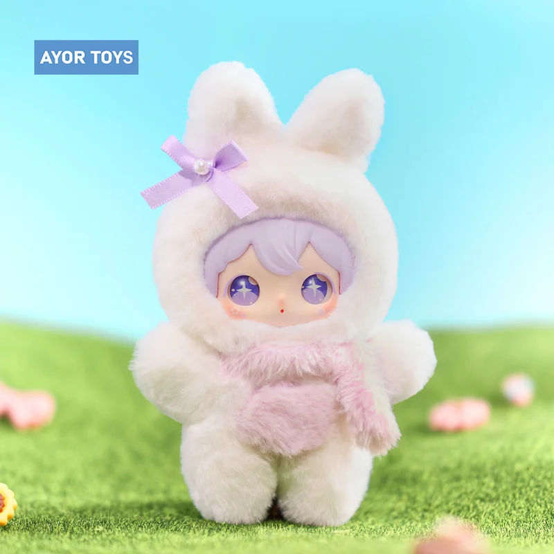 Фото Ayortoys Shyshy Flashing World Series Коллекционные подвески Виниловый дизайн с кроликом Слепая коробка Подвески Модная игрушка для коллекционеров №4
