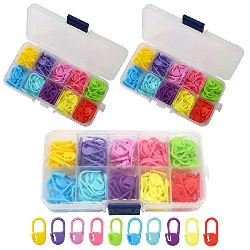 

Brand: Crochet Stitch Marker, Xiuyer 360 Pcs Knitting Crochet Locking Stitch Markers Clip