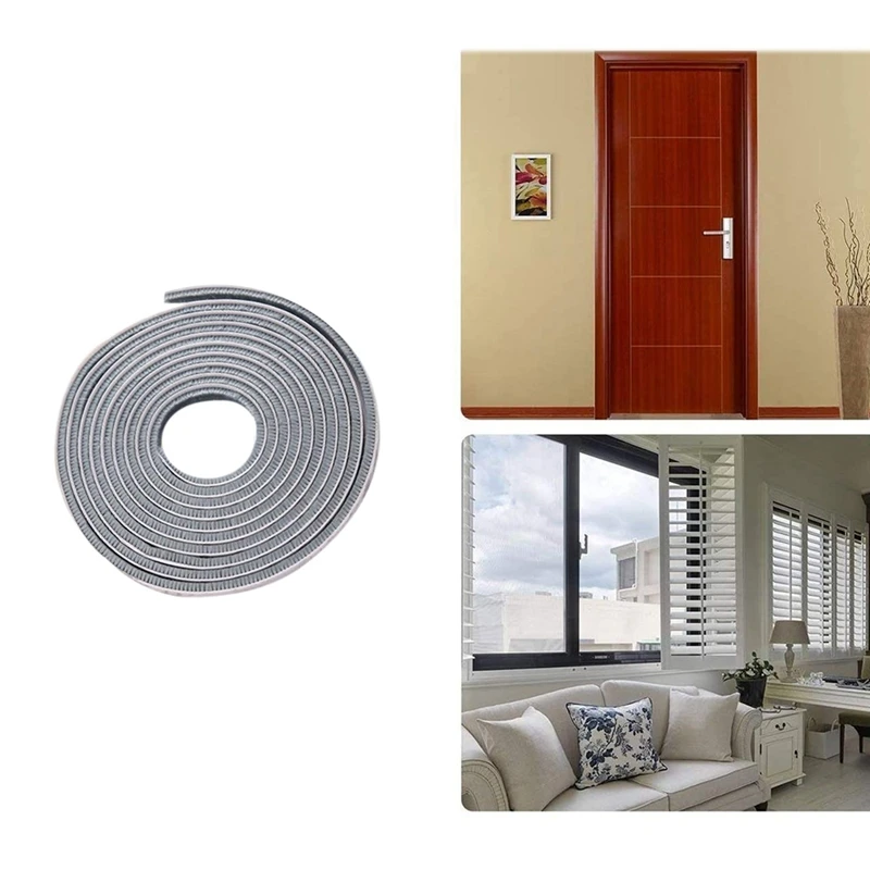 

33Ft/10M Self Adhesive Seal Strip Weatherstrip For Windows Doors Soundproofing,Windproof,Dustproof