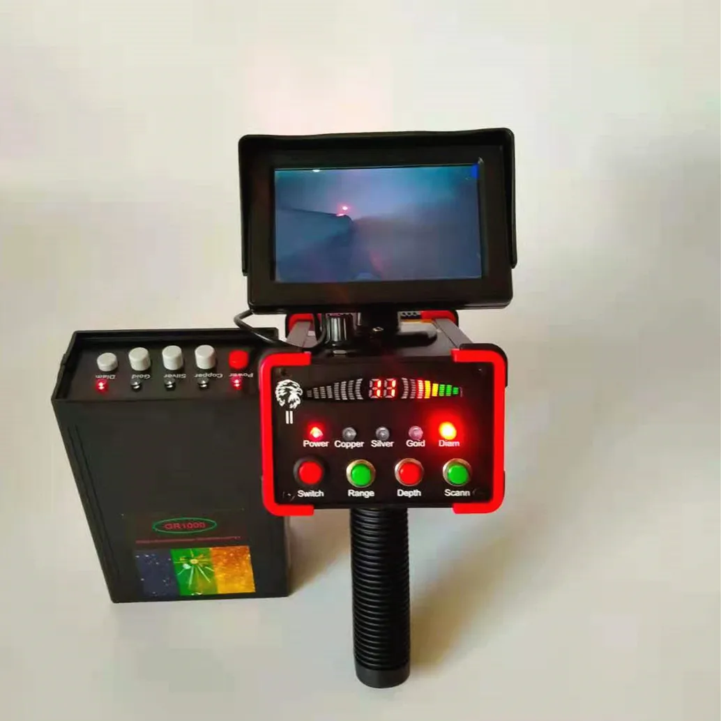 

Remote underground metal detector field detection gold, silver, copper and gemstone scanning and searching instrument