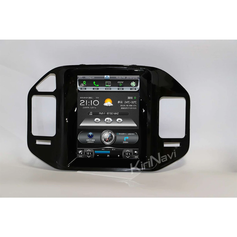 Автомагнитола Kirinavi для Mitsubishi Pajero V73 V77 V68 V75 2004-2011 Android 11 автомобильный