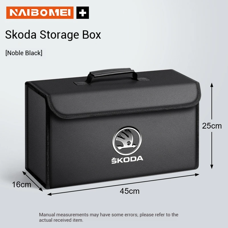 

Автомобильный багажник, ящик для хранения, органайзер, складная сумка-контейнер для Skoda VRS Superb Scala Octavia Kodiaq KAROQ Kamiq Fabia Rapid