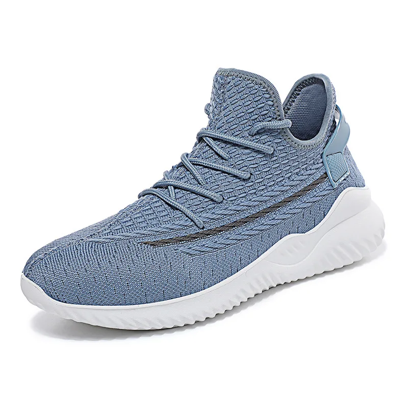 

2022 Men Shoes Fly Woven Breathable Mesh Casual Sneakers Outdoor Lightweight Large Size Running Shoes Zapatillas Hombre