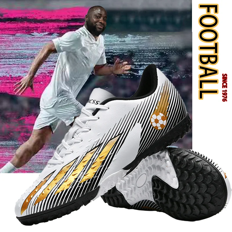 Мужские профессиональные оригинальные футбольные бутсы искусственная трава