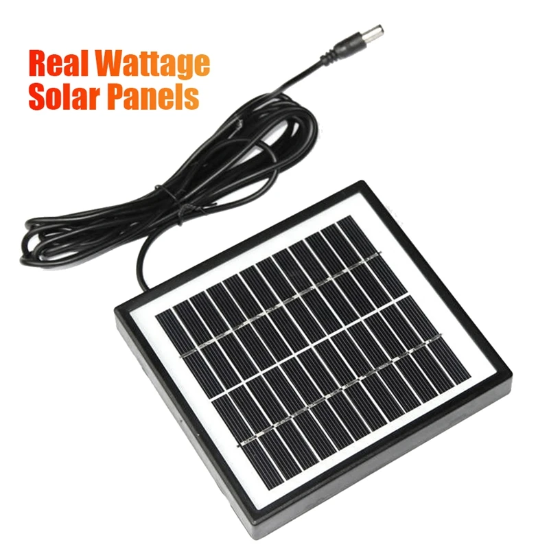 

12V 2W Solar Panel Solar Garden Light Panel DIY Parts DC Port Solar Panel Battery Module For Battery Charger