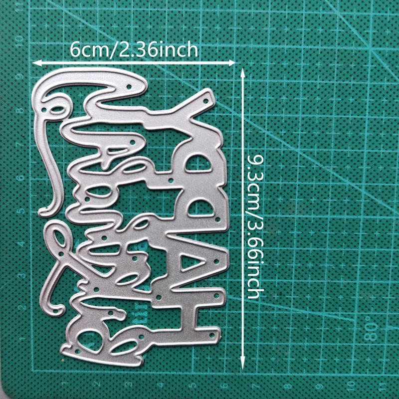 Два дерева искусственная буква металлический режущий инструмент форма для