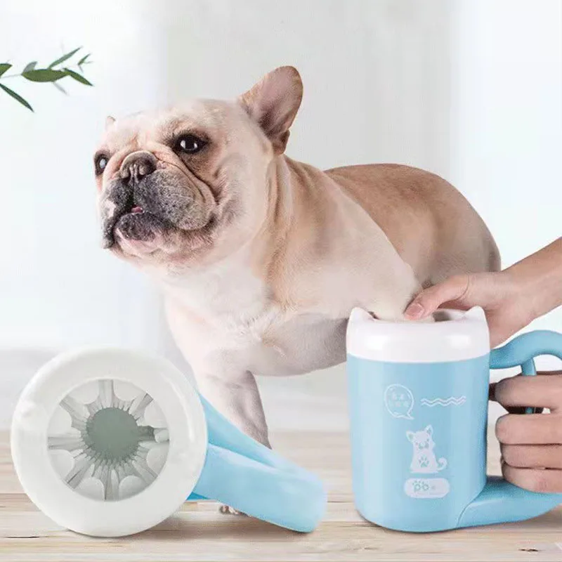 

Outdoor Portable Pet Foot Washing Cup Dog Claw Cleaner Soft Silica Gel Foot Cleaner Cleaning Dog Claw One Click Cleaner