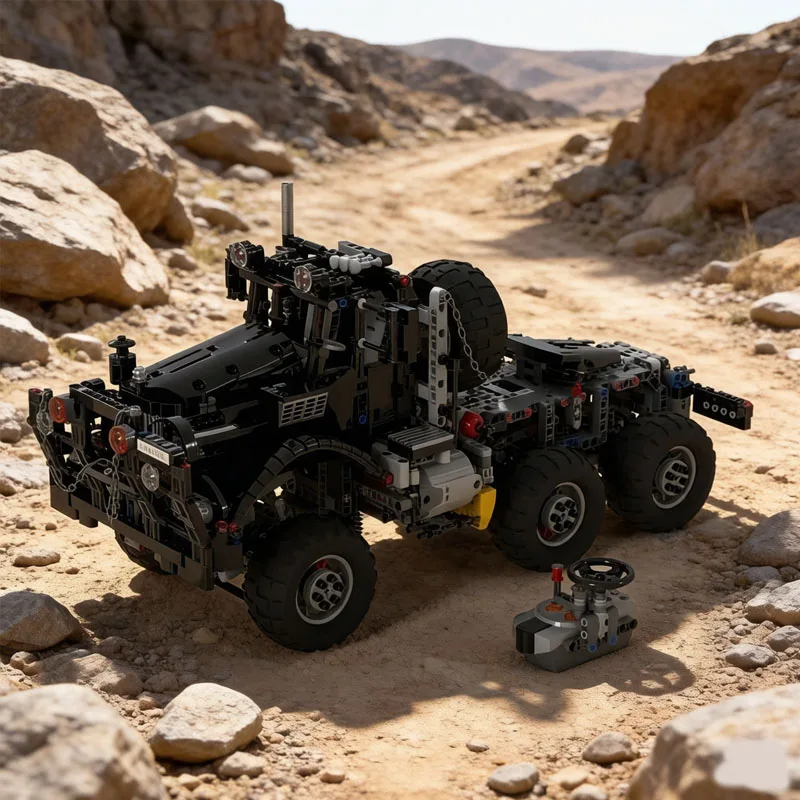 Фото Конструктор MOC-28344 Классический Вездеход 6x6, 1993 детали, модель для взрослых, подарок на День рождения/Рождество №1