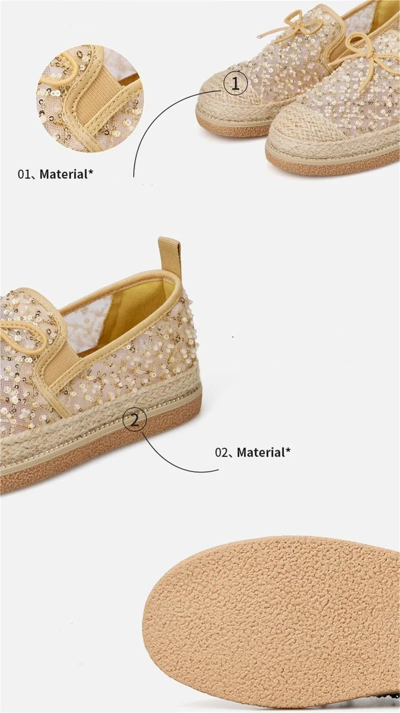 Эспадрильи J &amp M женские сетчатые дышащие кружевные без застежки плоская подошва