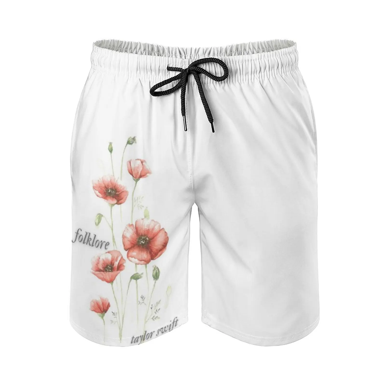 

Folklore Album Flower Lyrics Aesthetic Men'S Beach Shorts With Mesh Lining Surfing Pants Swim Trunks Folklore Folklore Folklore