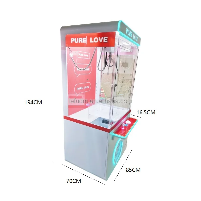 Фото Игровые автоматы Lefu Company Pure Love Crane для выдачи игрушек, автоматы с краном-манипулятором для парков развлечений №4