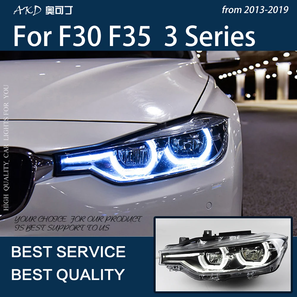 

Car Light For BMW F30 F35 2013-2019 3 Series 320i LED Auto Headlights Assembly Upgrade High Configure Signal Lamp Accessories