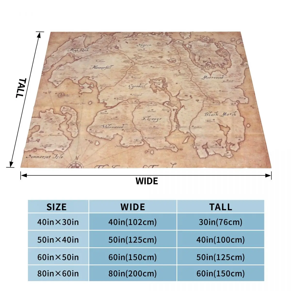 Ультрамягкое Флисовое одеяло Tamriel An