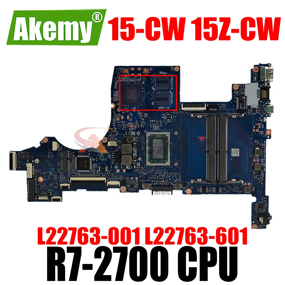 

NEW for HP Pavillion 15-CW TPN-Q210 Laptop Motherboard Mainboard R3 R5 R7 AMD CPU DDR4 G7BJ DAG7BJMB8C0 Motherboard