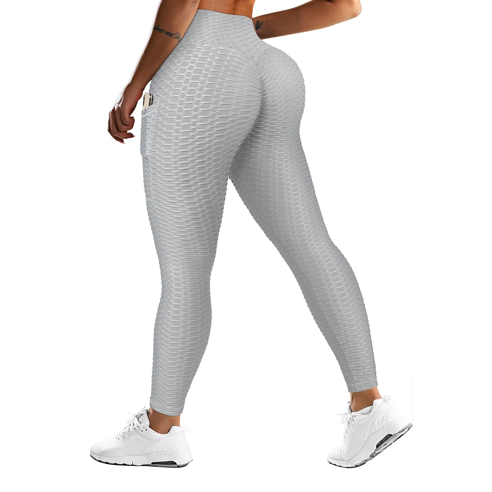 Женские бесшовные леггинсы с эффектом пуш-ап