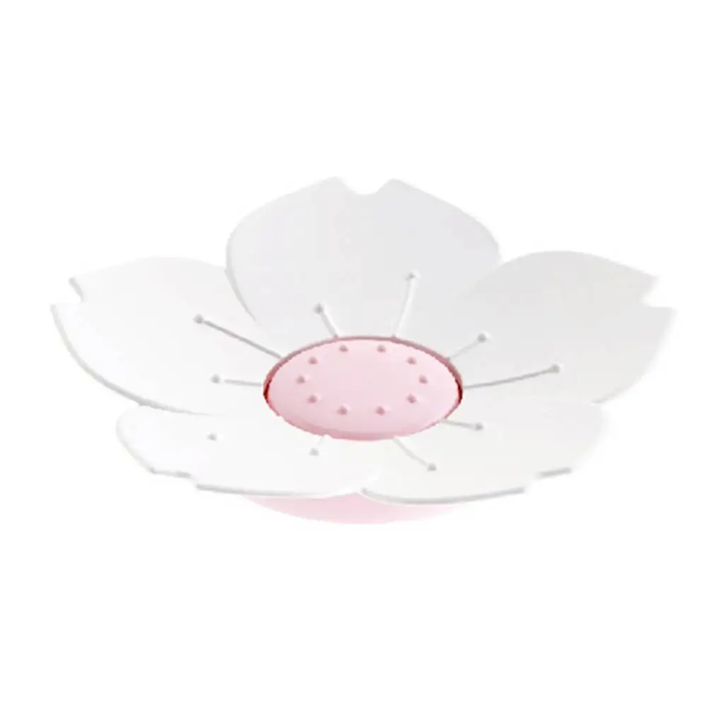 

Draining Cherry Blossom Soap Dish Soap Box Plate Flower Cherry Blossom Soap Plastic Box Holder