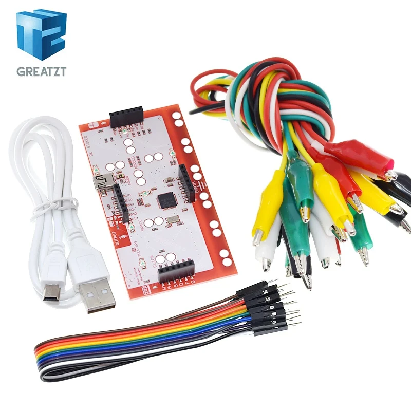 Перемычка с зажимом типа крокодил + стандартная плата контроллера набор сделай