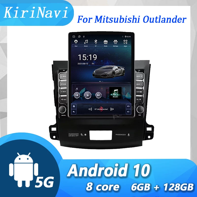 

KiriNavi Touch Screen For Mitsubishi Outlander 2006-2012 Android 11 Car Radio Auto GPS Navigation Car DVD Player 4G Stereo Video