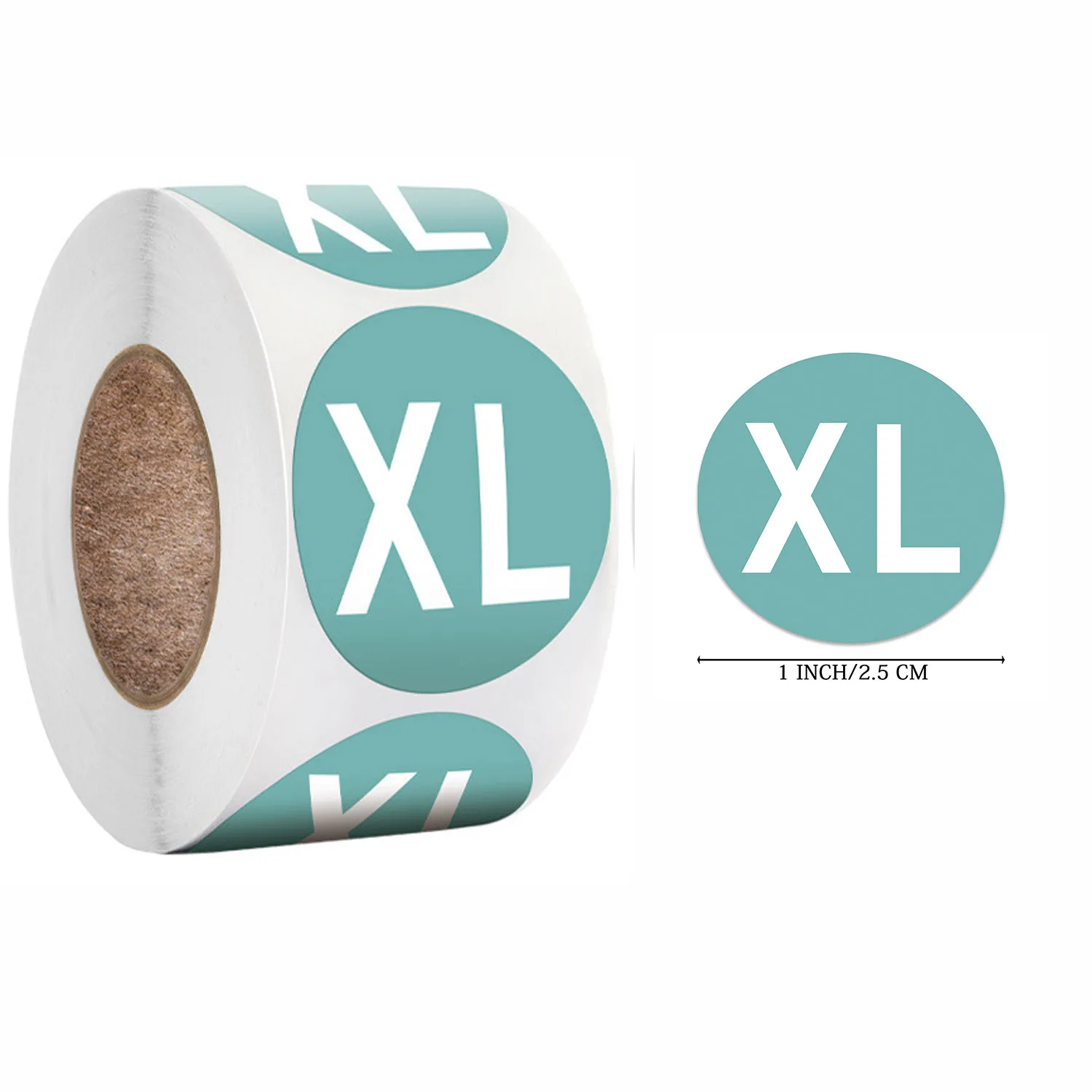 

Размерные наклейки для одежды 500 шт.