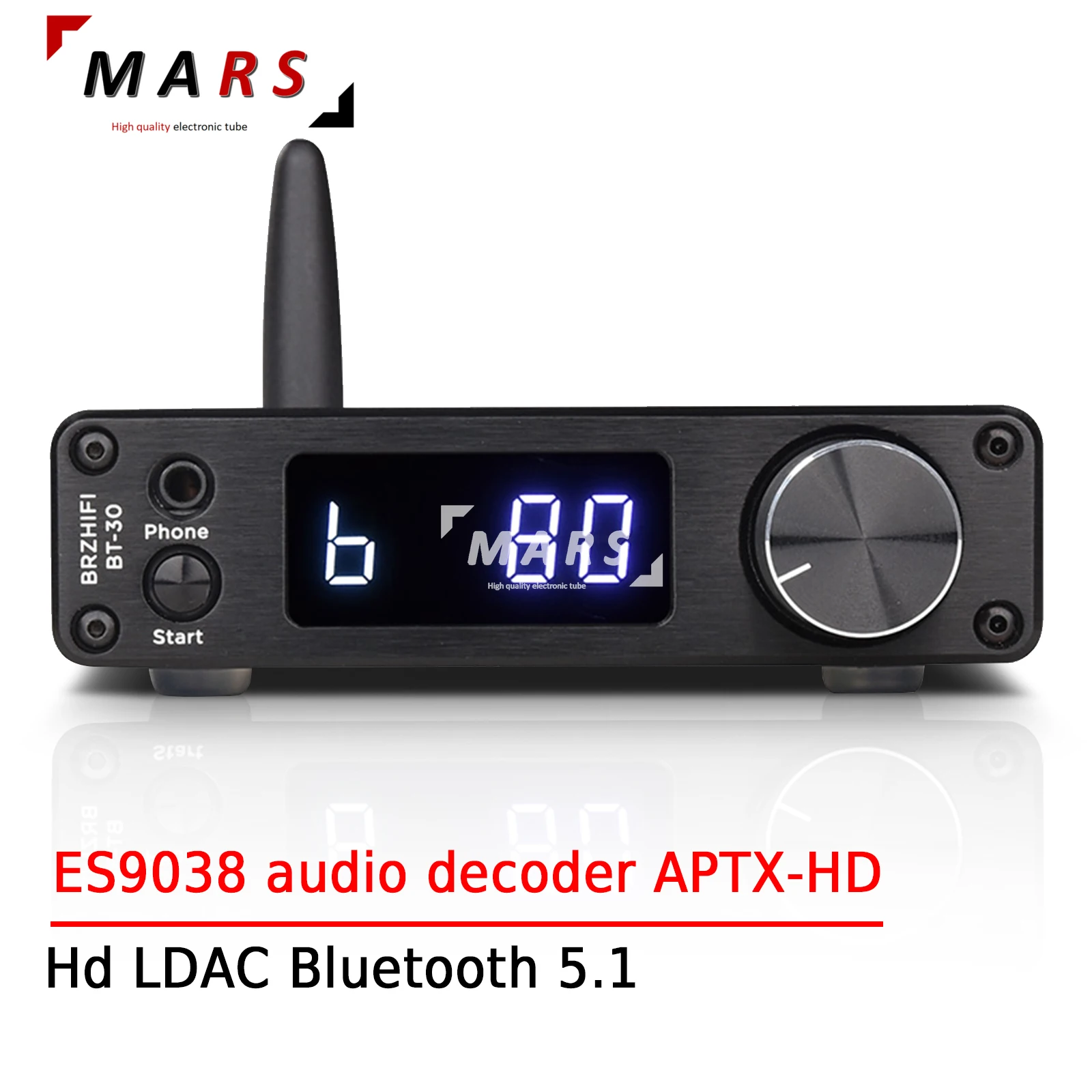 

Приемник BREEZE HIFI BT30 HD LDAC Bluetooth 5,1, внешний декодер ES9038 для домашнего кинотеатра